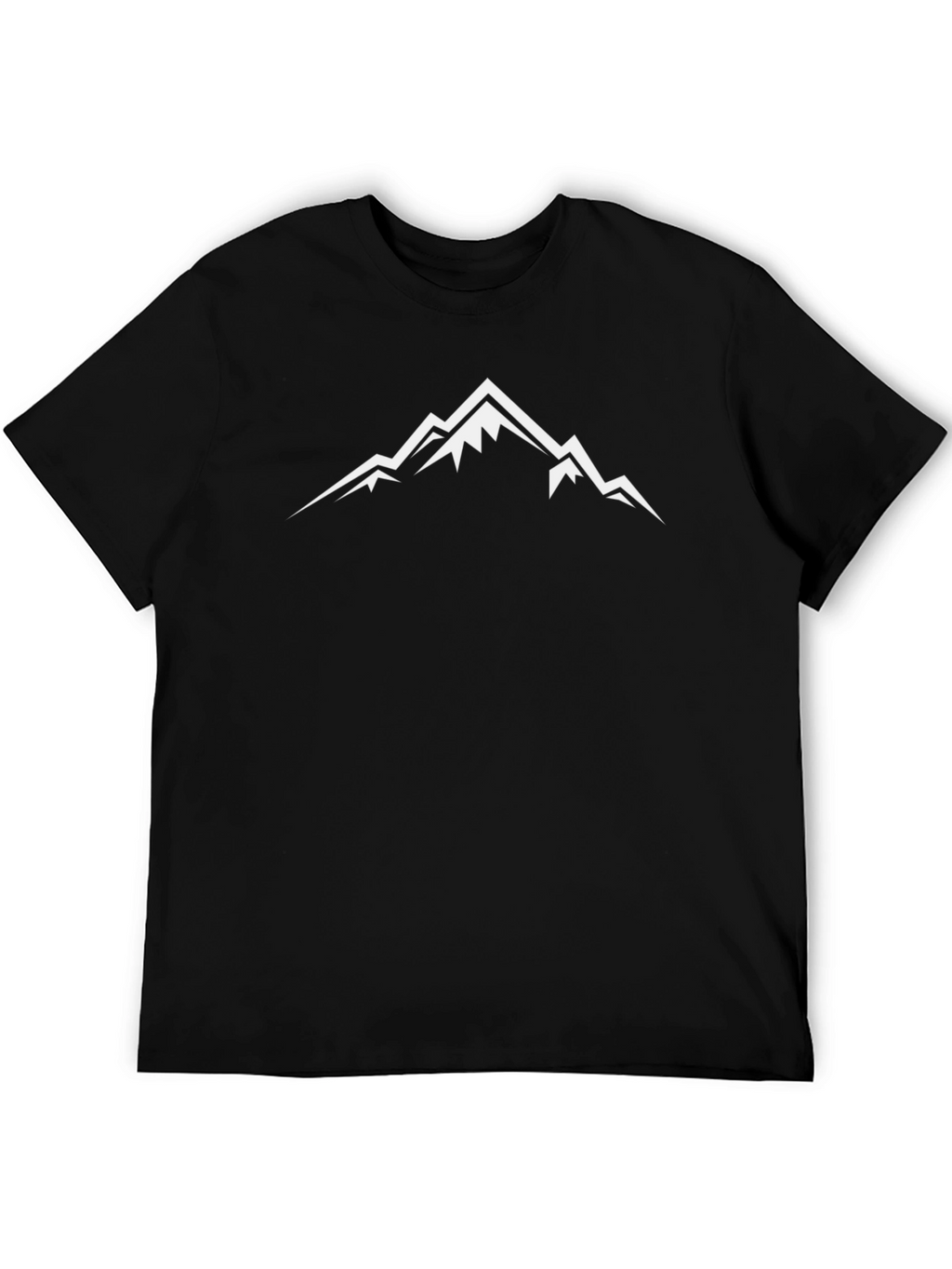 Mens Black Mountain Graphic Tee - Adventure Ready!
