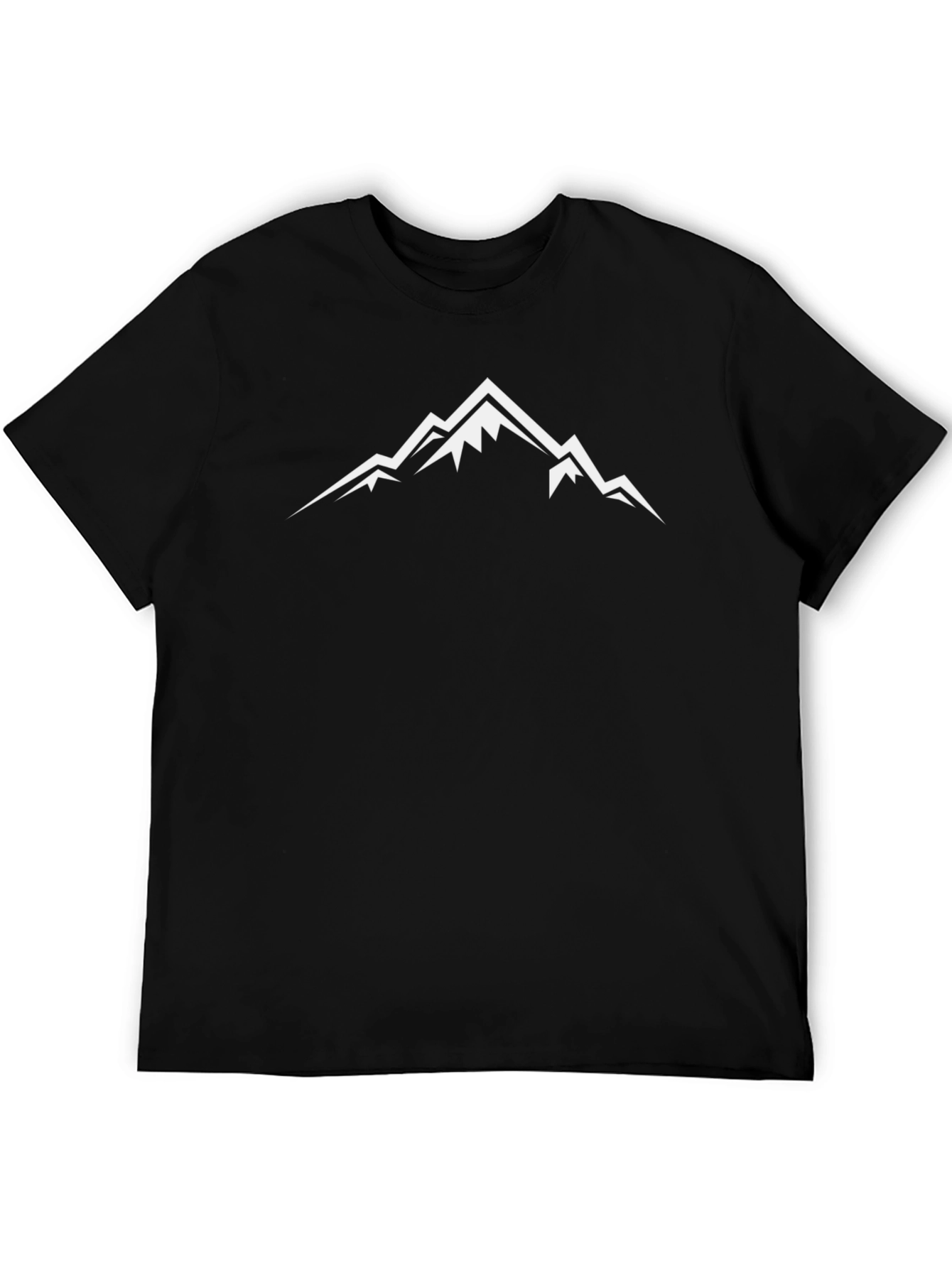 Mens Black Mountain Graphic Tee - Adventure Ready!