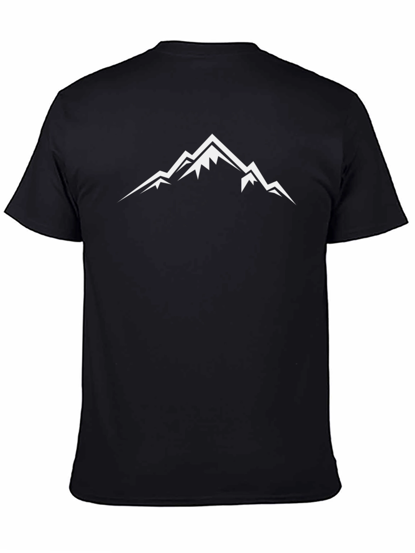 Mens Black Mountain Graphic Tee - Adventure Ready!