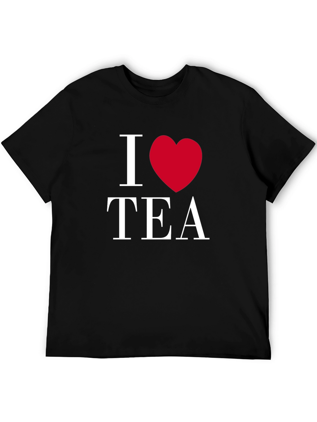I Heart Tea Black Graphic Tee