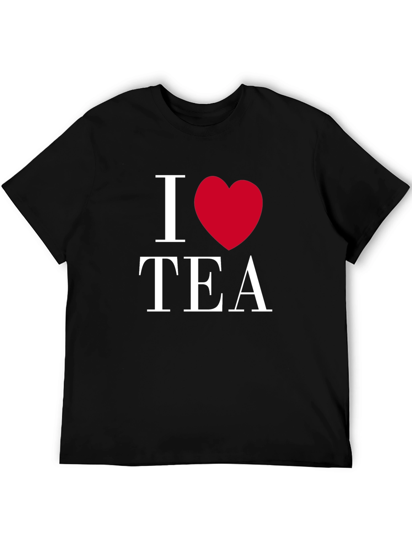 I Heart Tea Black Graphic Tee