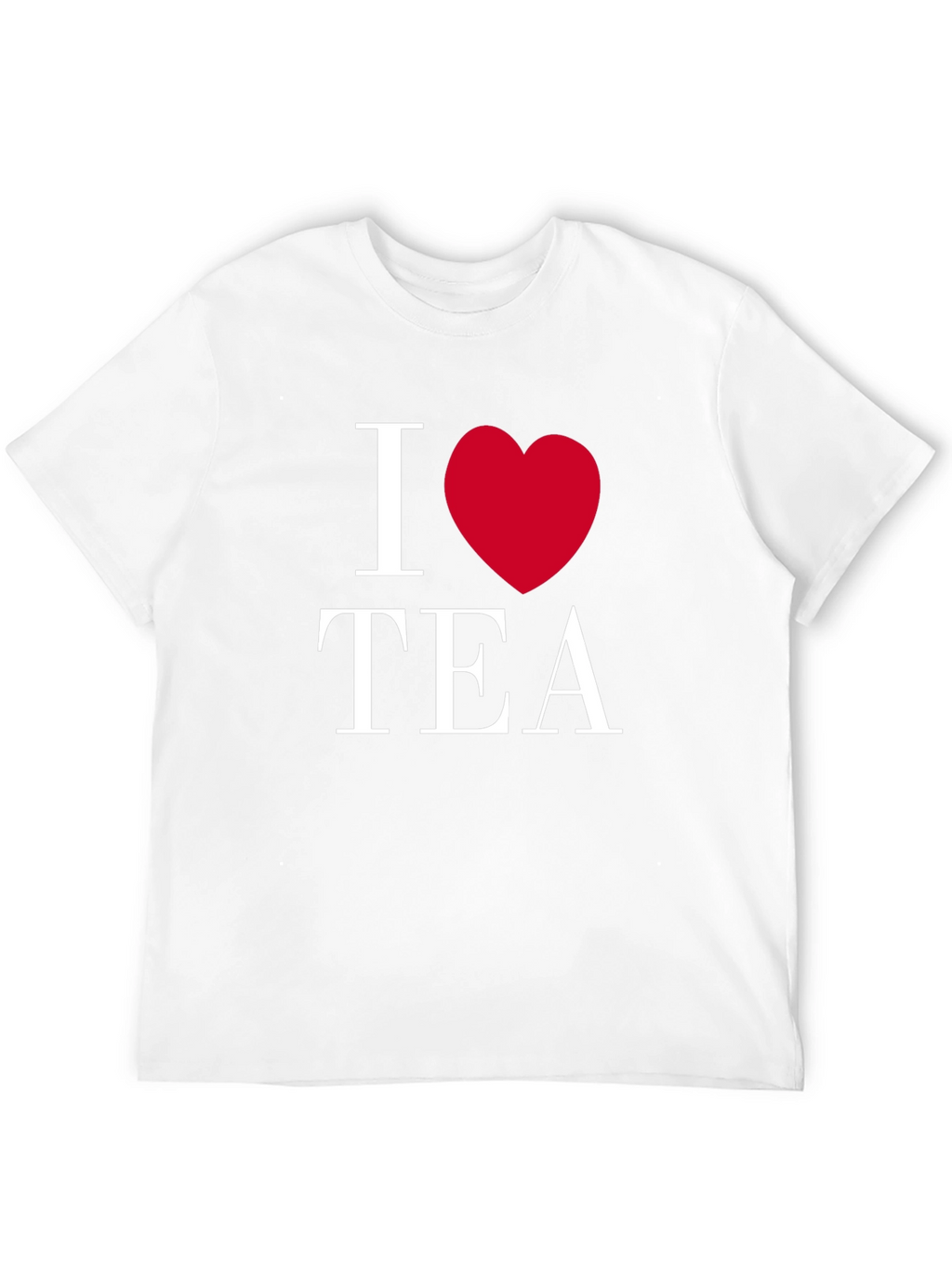 I Heart Tea Black Graphic Tee
