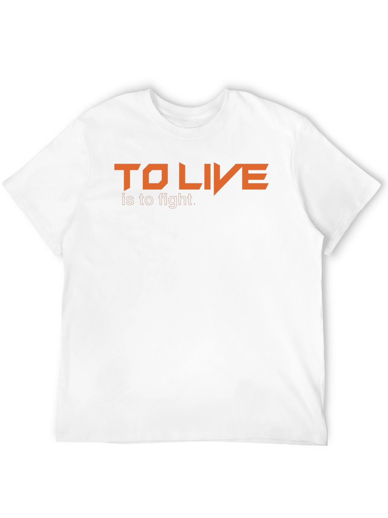To Live is to Fight Graphic Tee - Black