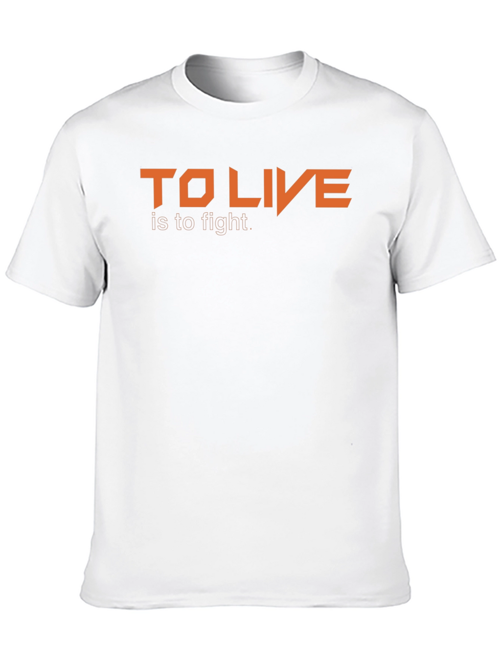 To Live is to Fight Graphic Tee - Black
