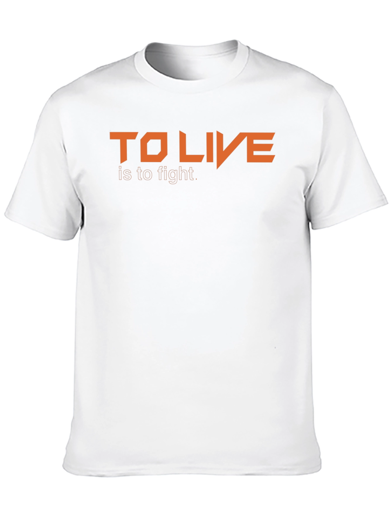 To Live is to Fight Graphic Tee - Black