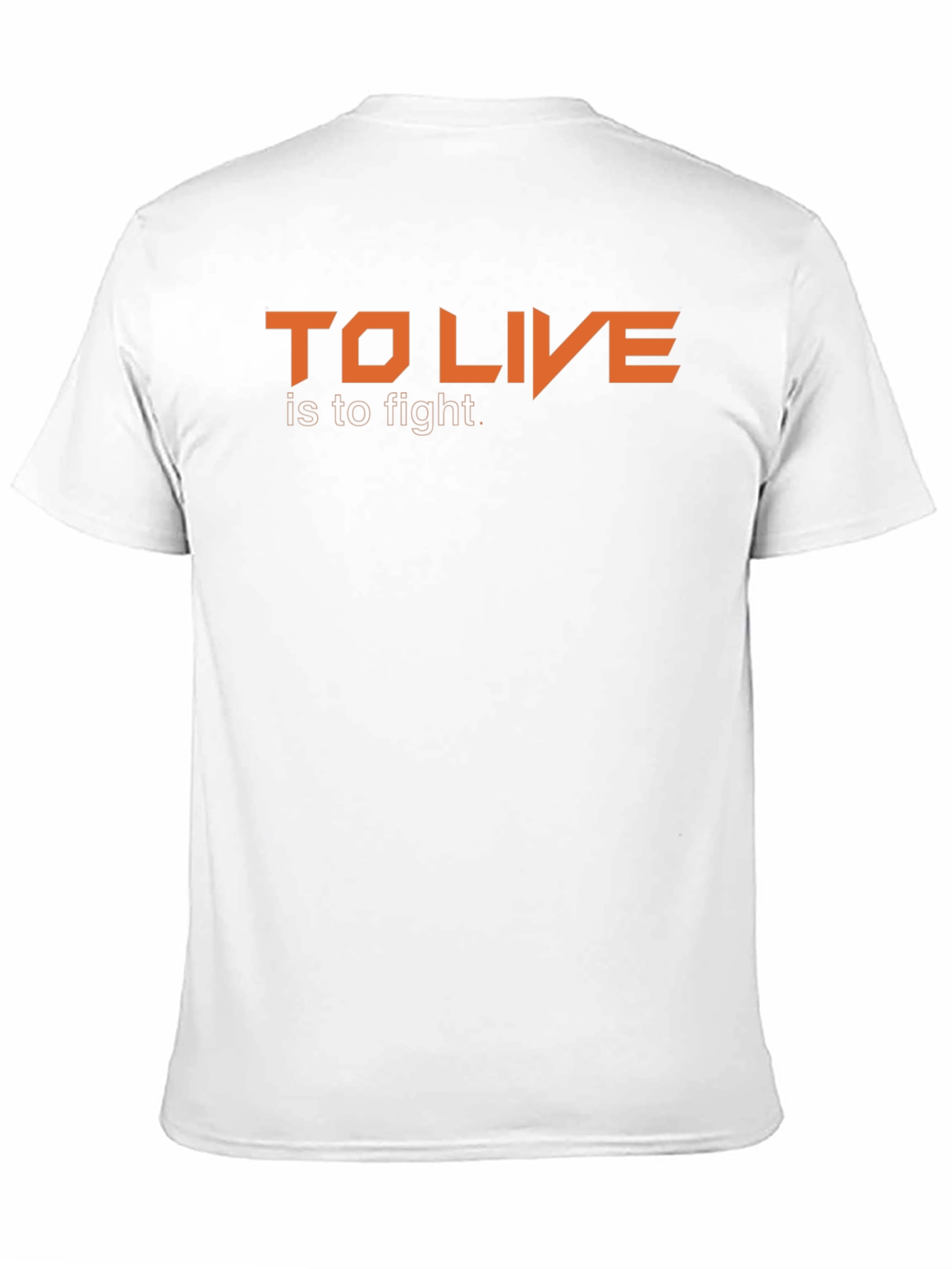 To Live is to Fight Graphic Tee - Black
