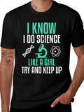 Science Like a Girl T-Shirt