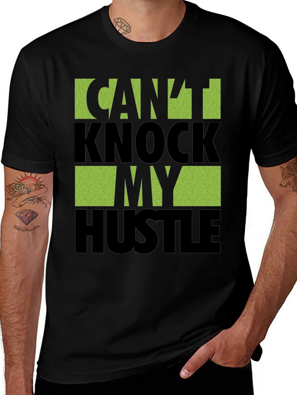 Cant Knock My Hustle Graphic T-Shirt