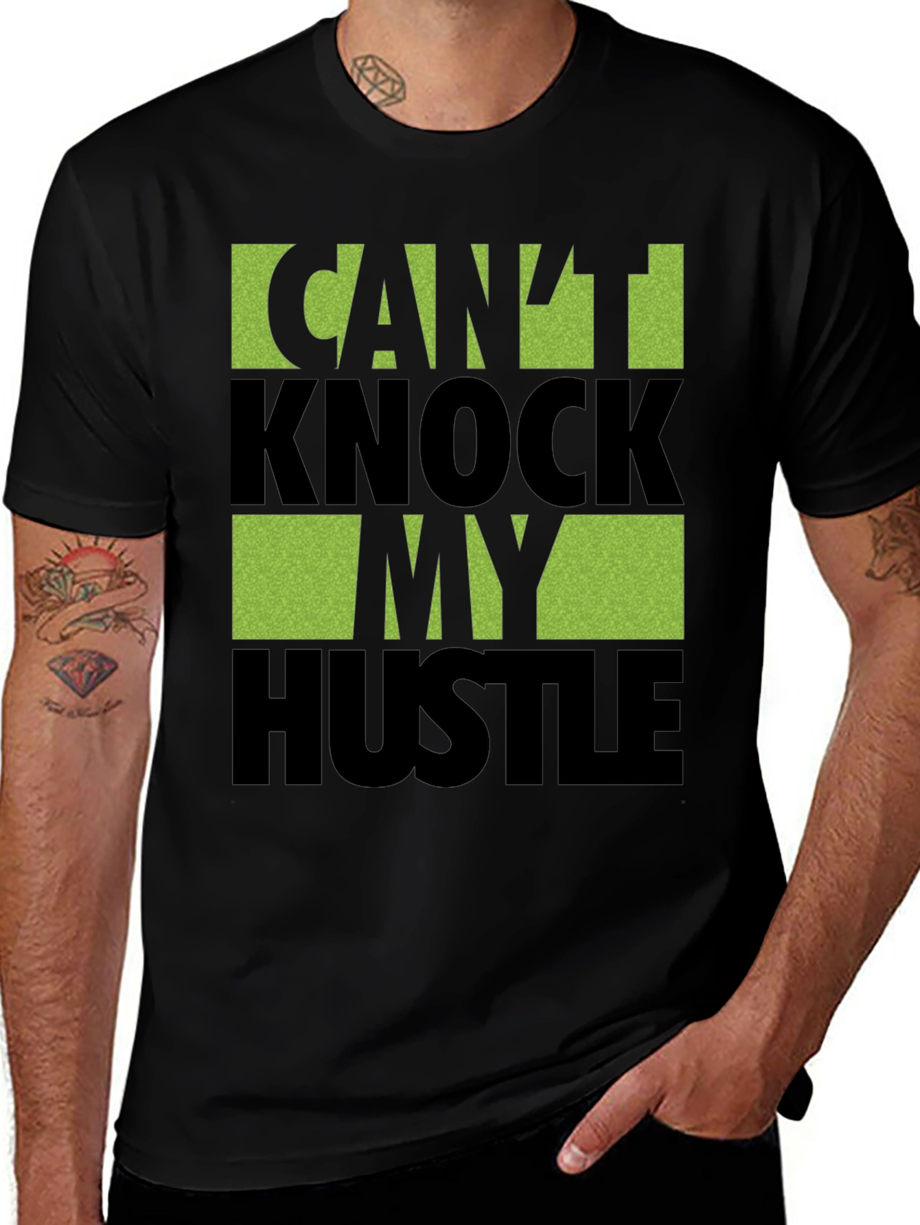 Cant Knock My Hustle Graphic T-Shirt