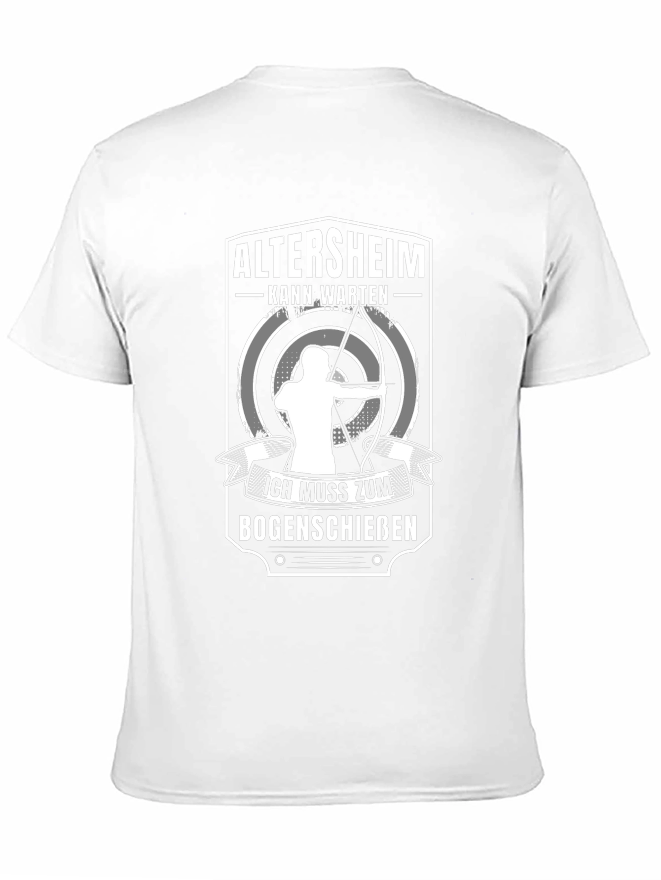 Archery T-Shirt: Altersheim Kann Warten
