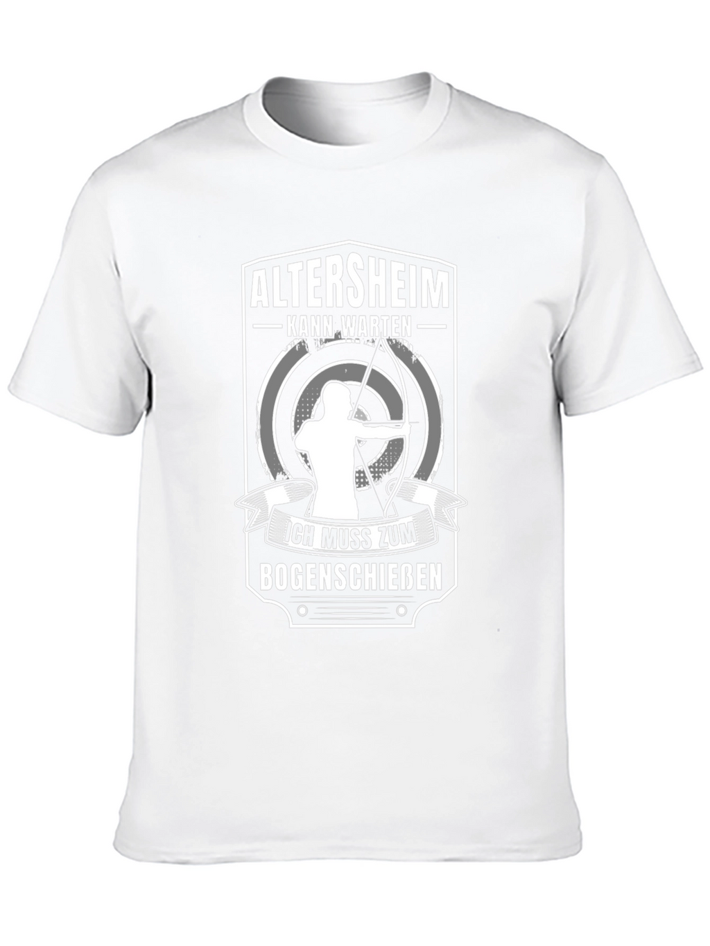 Archery T-Shirt: Altersheim Kann Warten