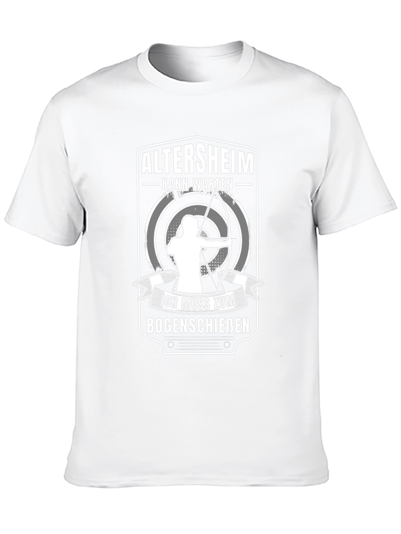 Archery T-Shirt: Altersheim Kann Warten