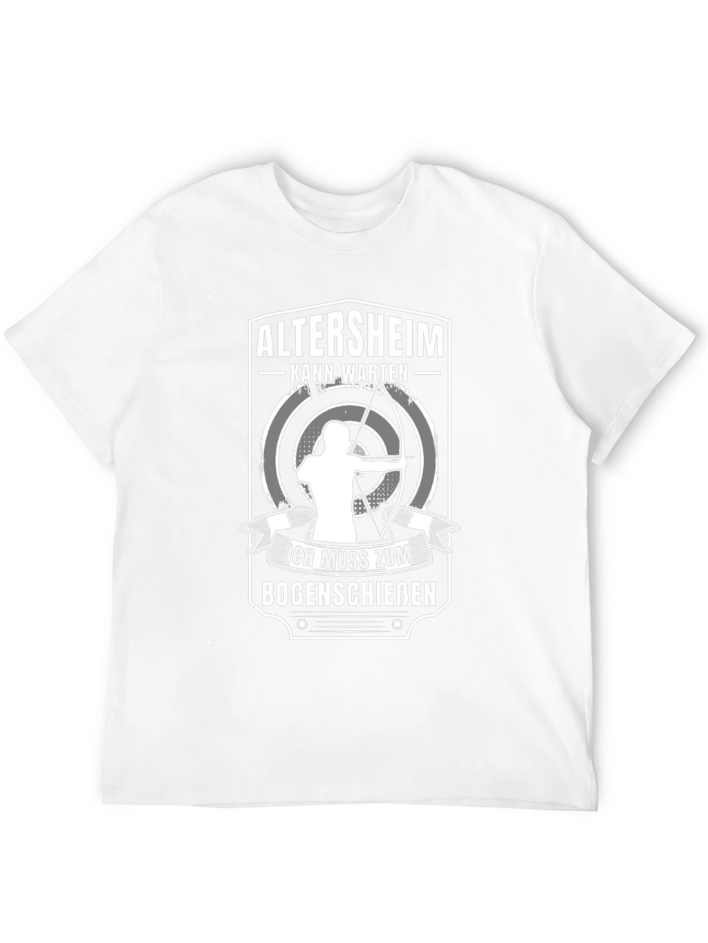 Archery T-Shirt: Altersheim Kann Warten