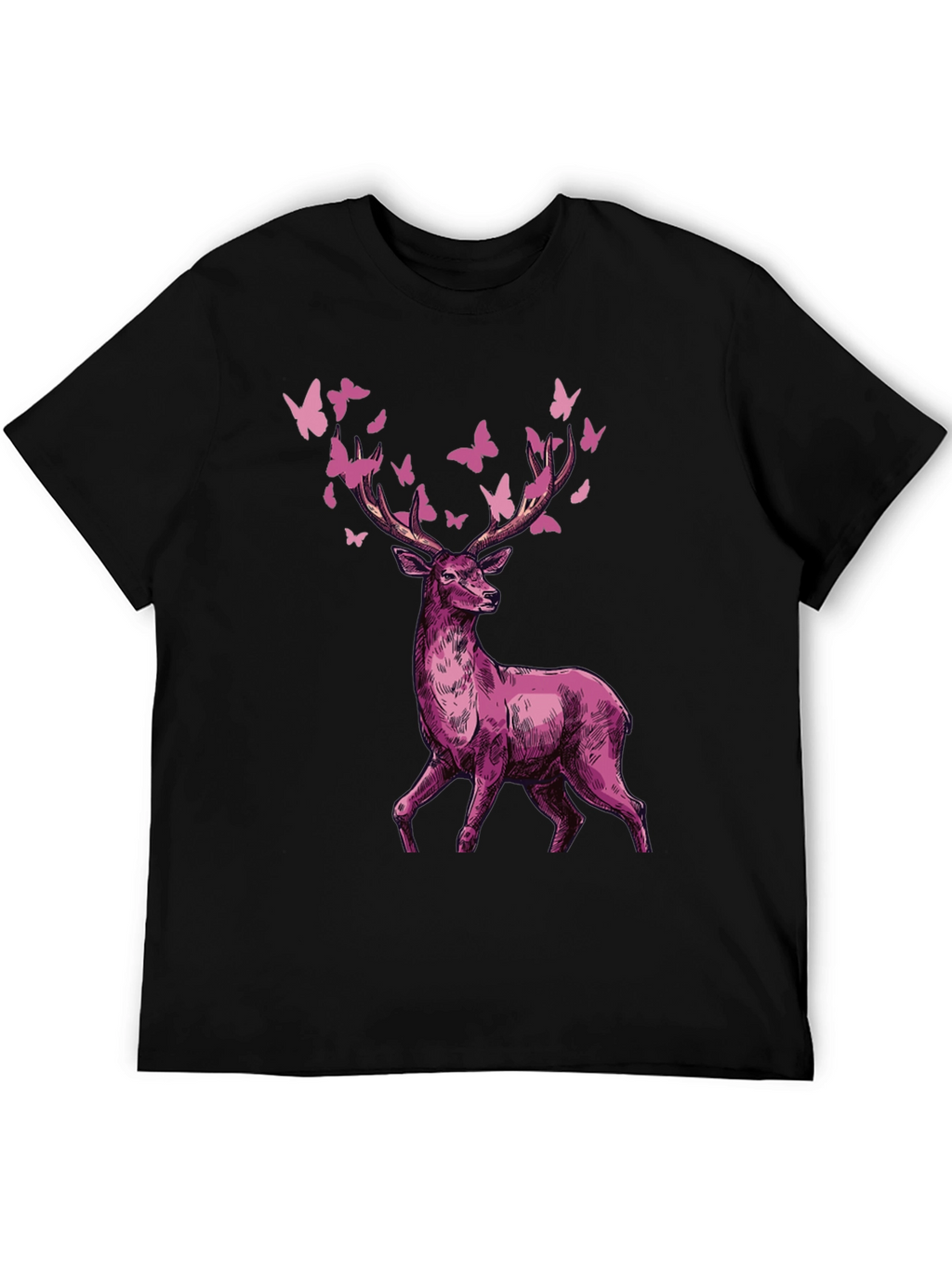 Deer & Butterfly Graphic Tee