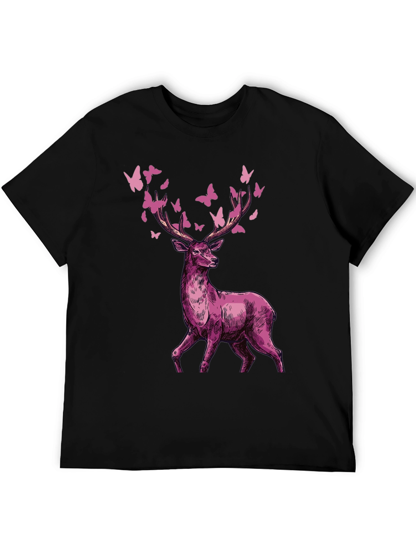 Deer & Butterfly Graphic Tee