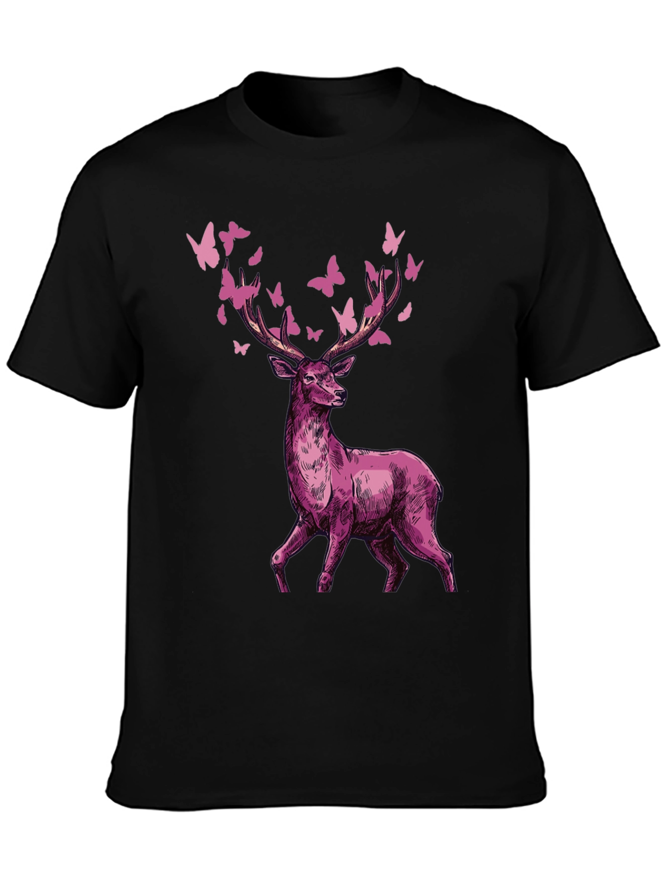 Deer & Butterfly Graphic Tee