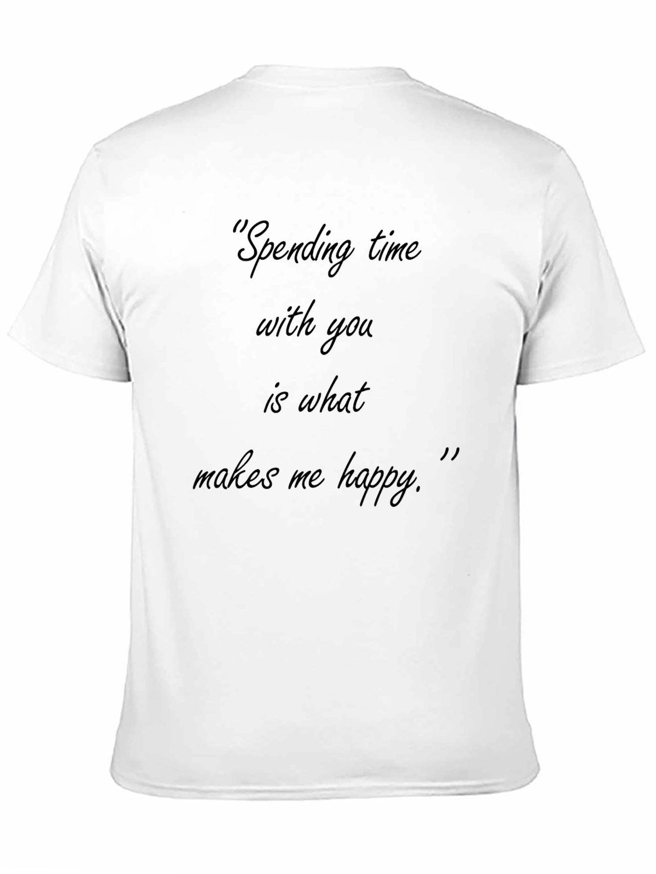 Black T-Shirt - Spending Time with You