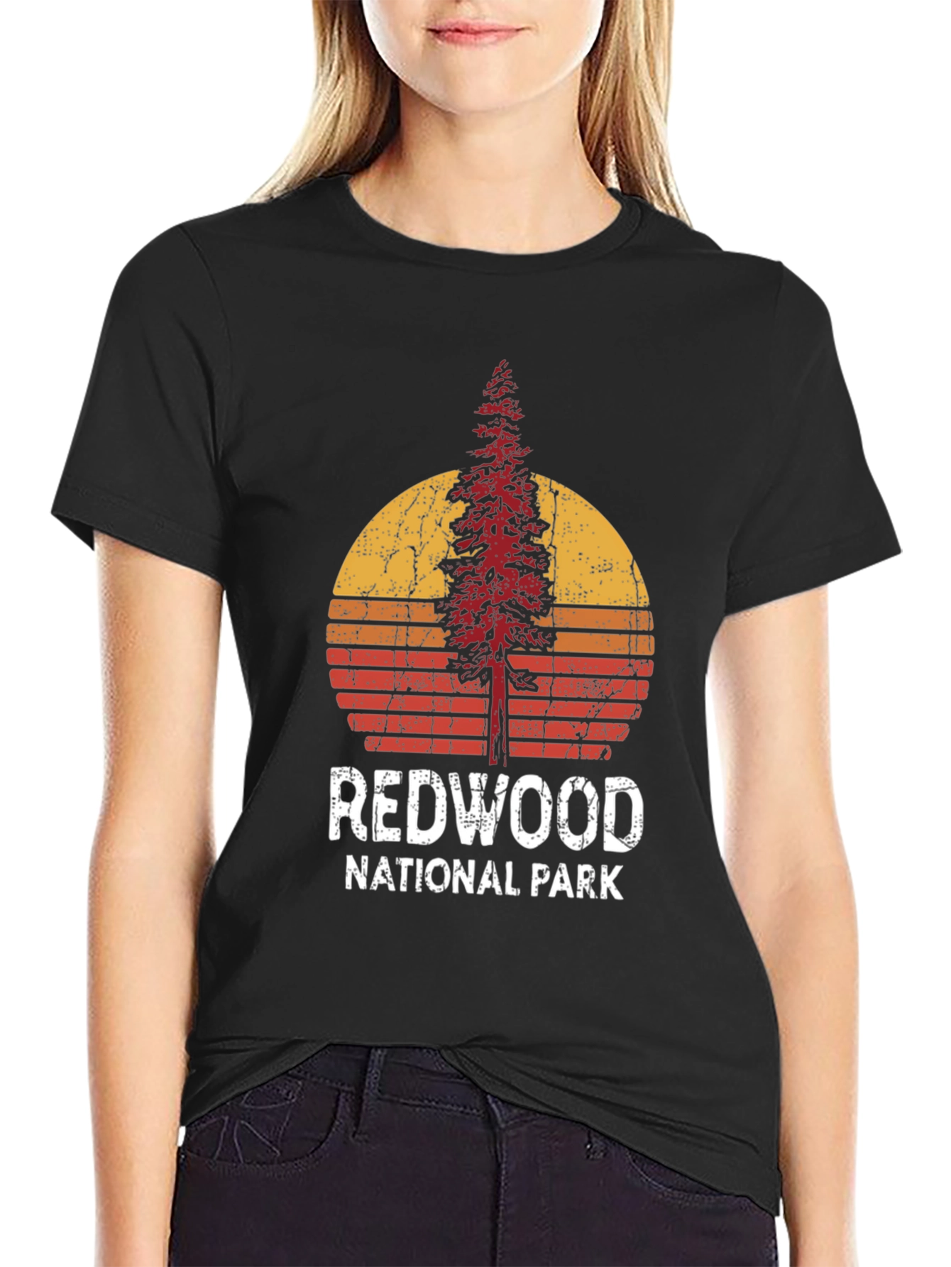 Redwood National Park Retro Graphic T-Shirt