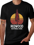 Redwood National Park Retro Graphic T-Shirt