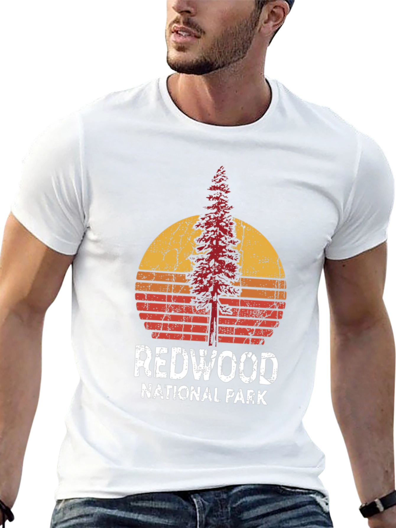 Redwood National Park Retro Graphic T-Shirt