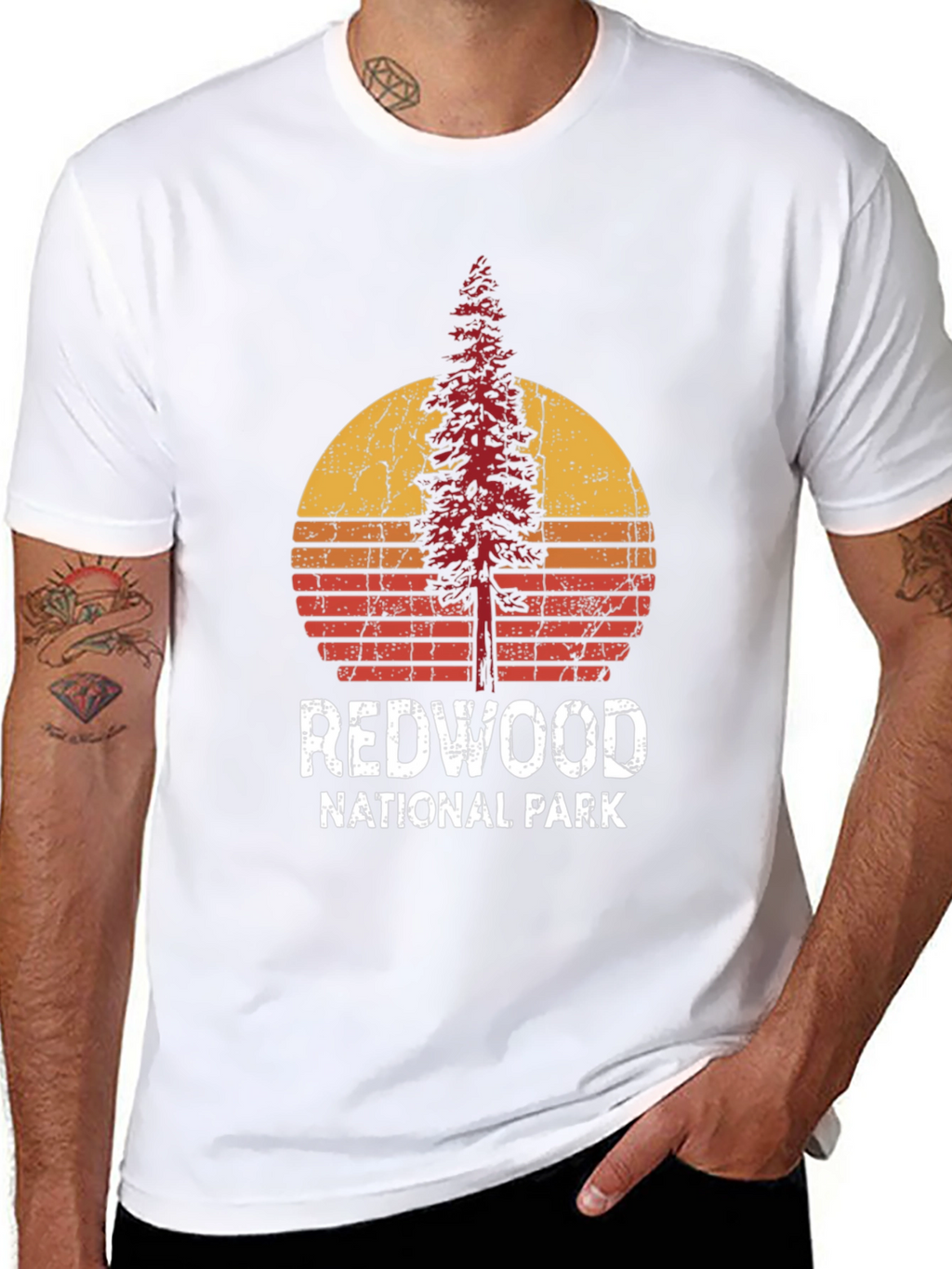 Redwood National Park Retro Graphic T-Shirt