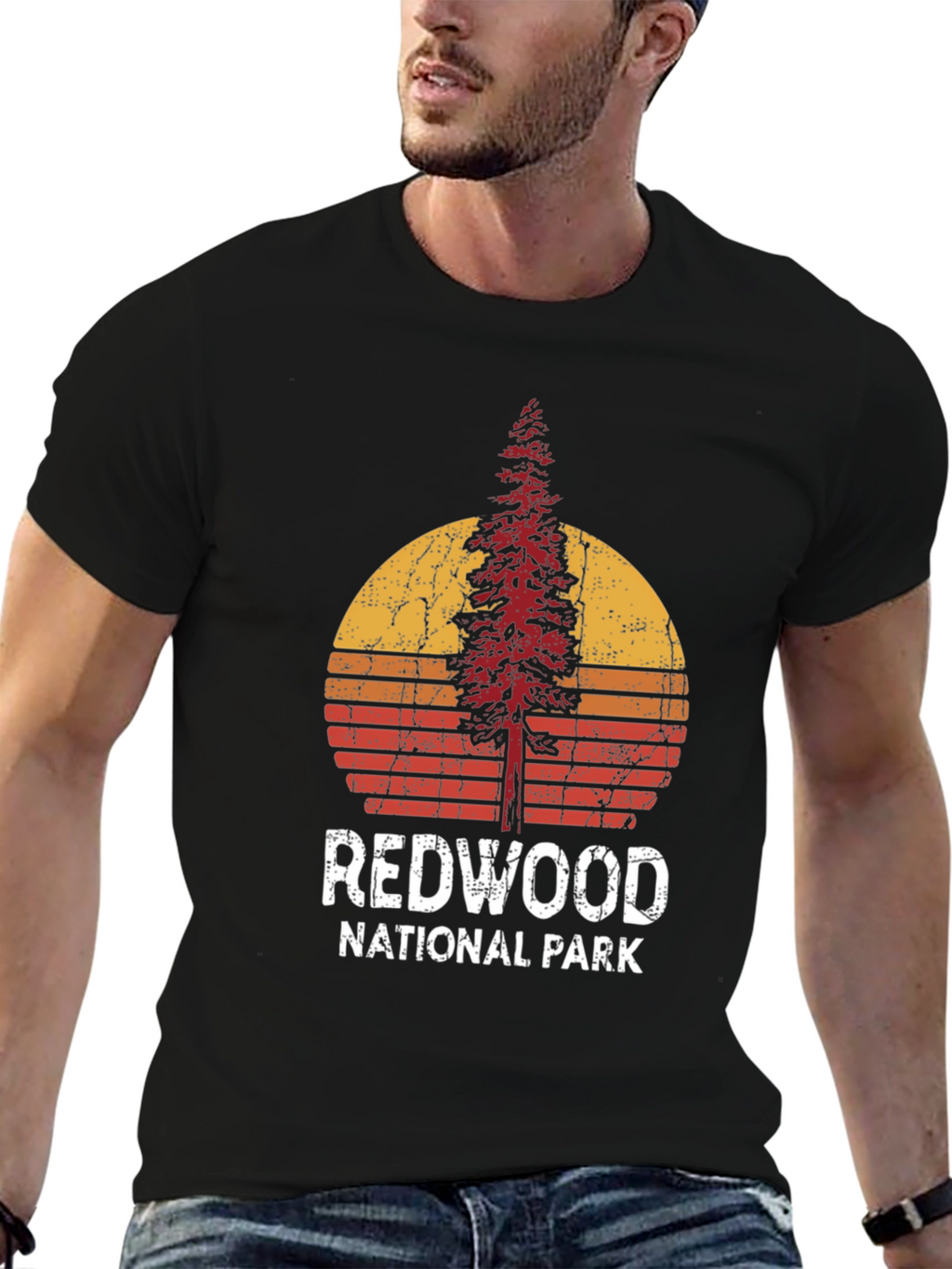 Redwood National Park Retro Graphic T-Shirt