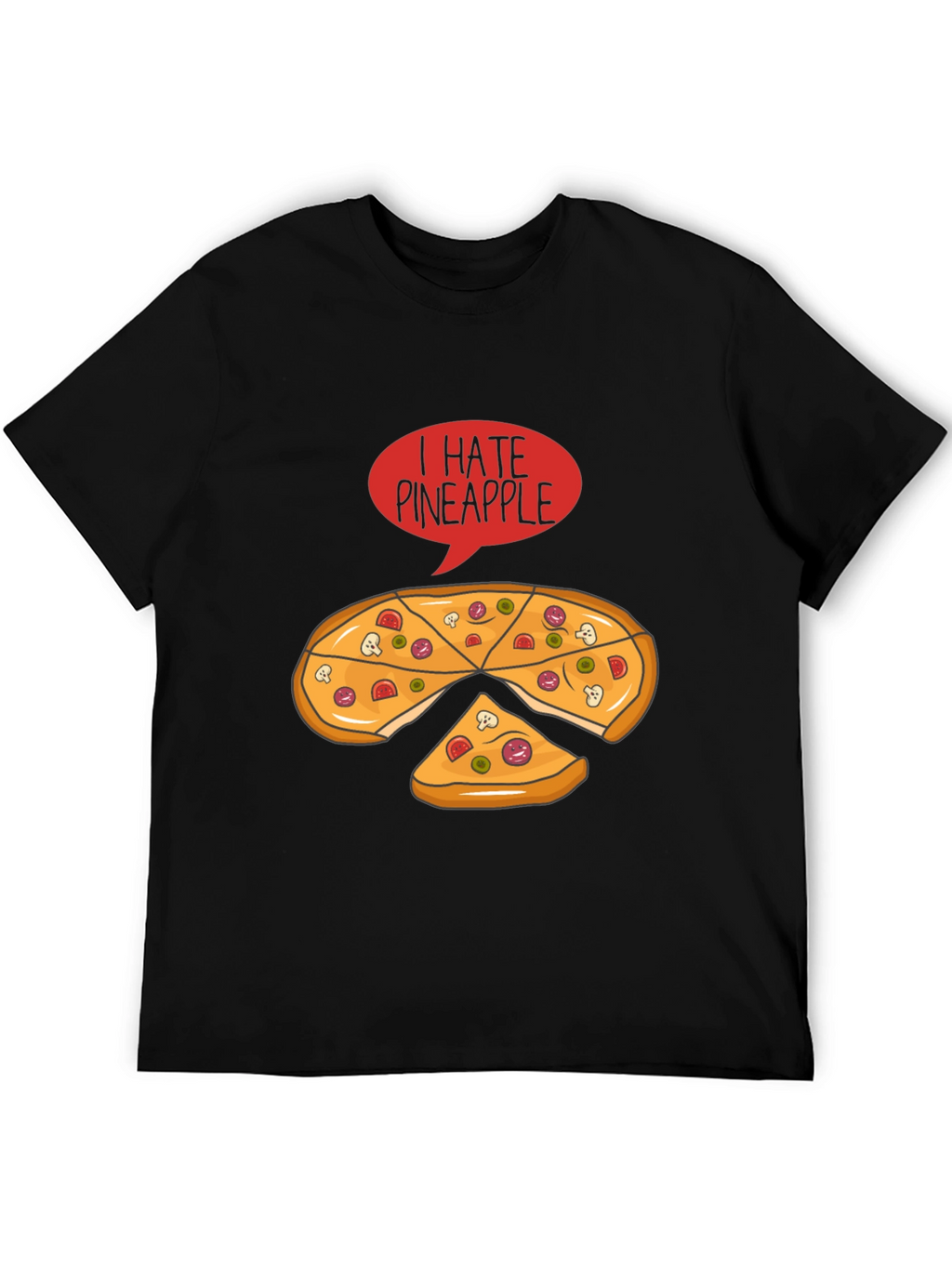 I Hate Pineapple Pizza T-Shirt