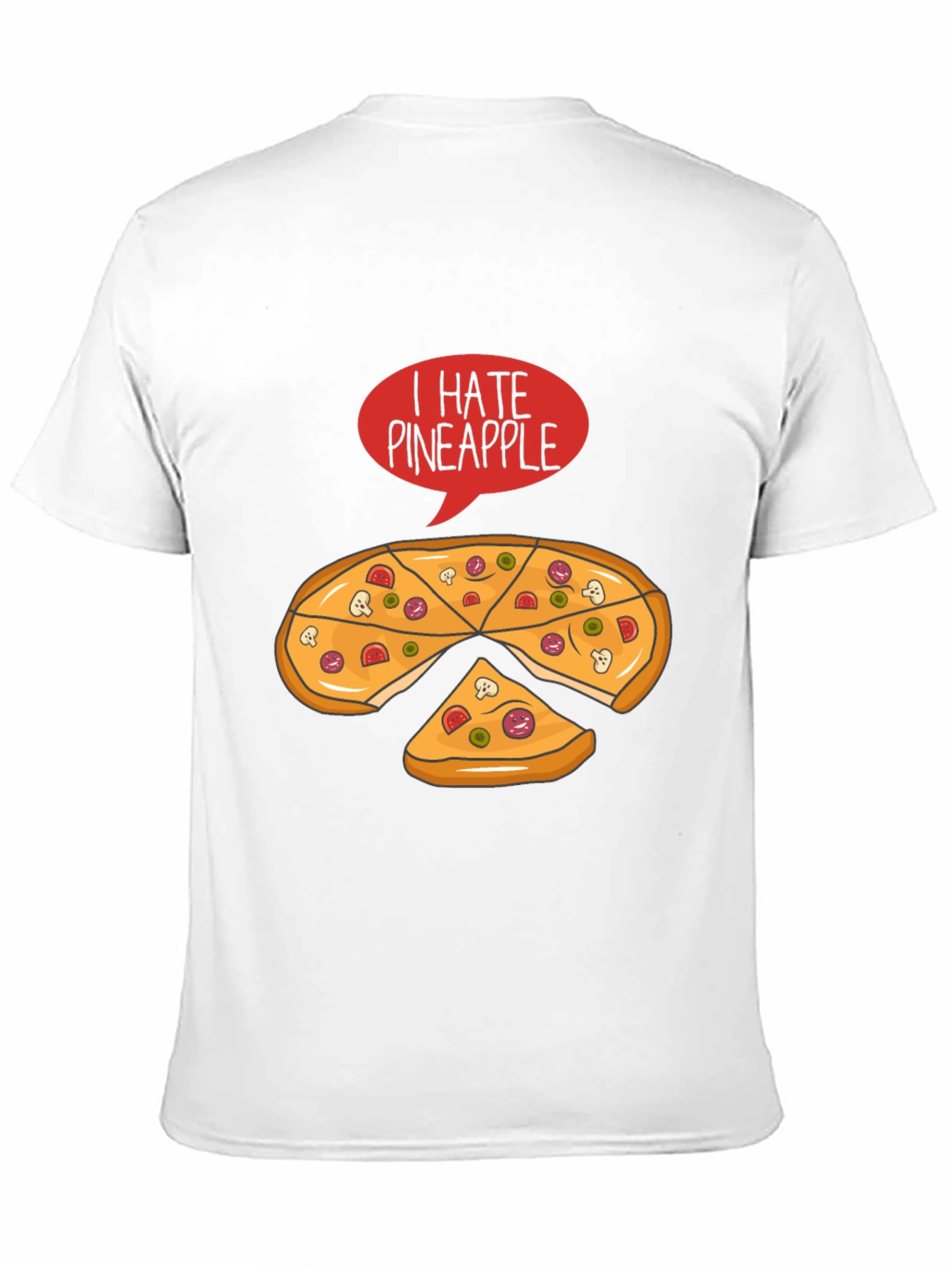 I Hate Pineapple Pizza T-Shirt