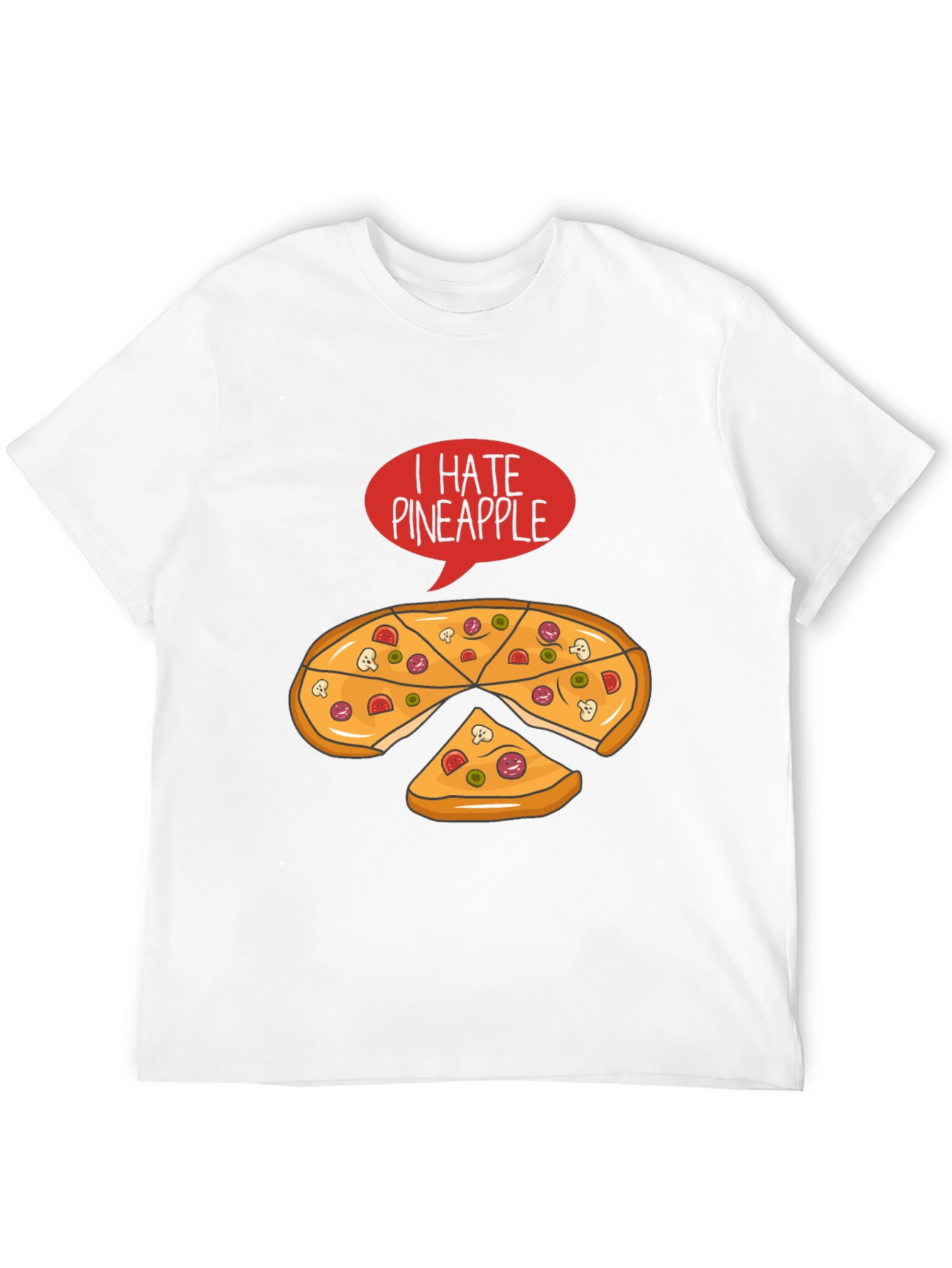 I Hate Pineapple Pizza T-Shirt