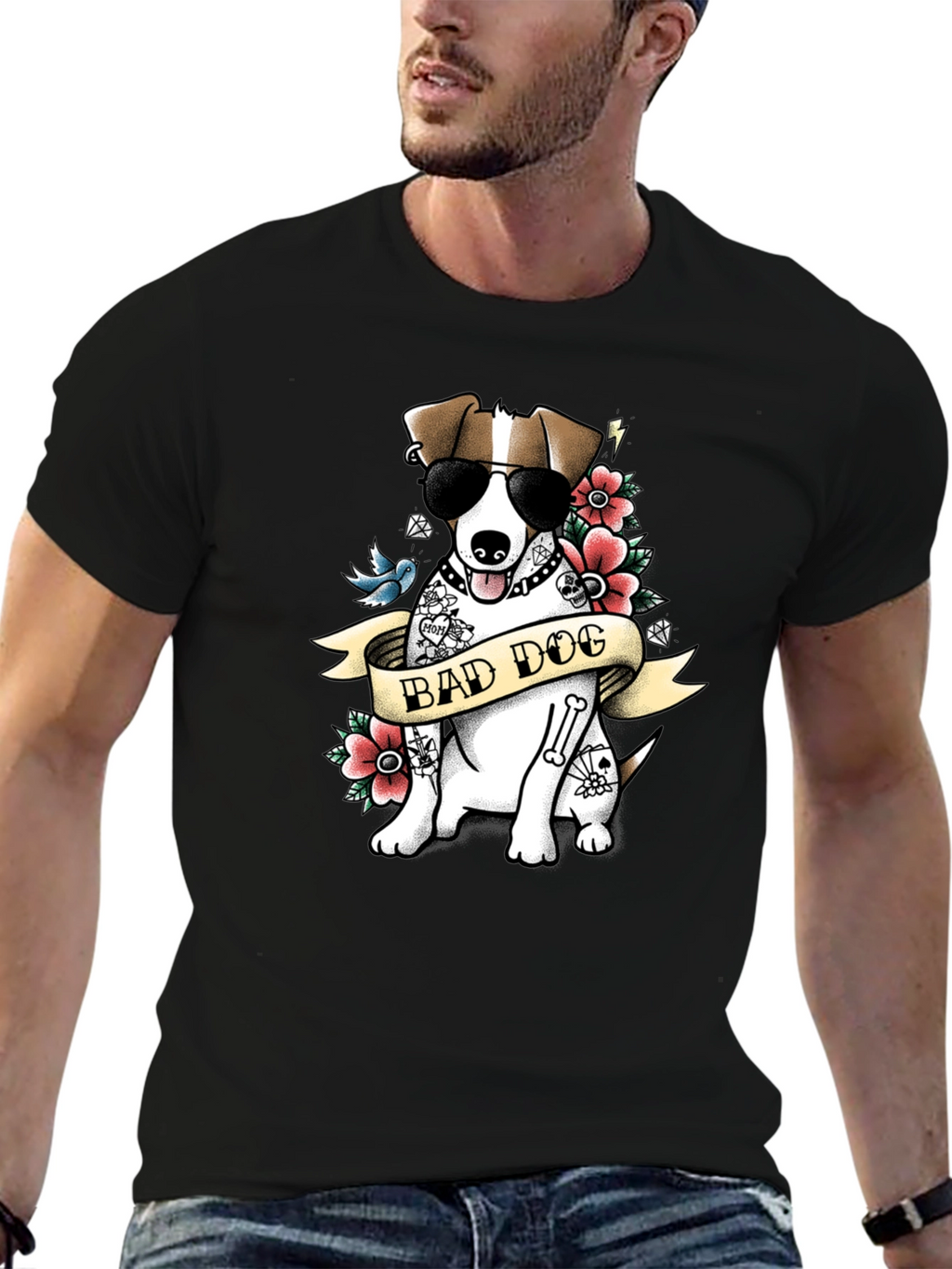 Bad Dog T-Shirt: Cool Canine Graphic Tee