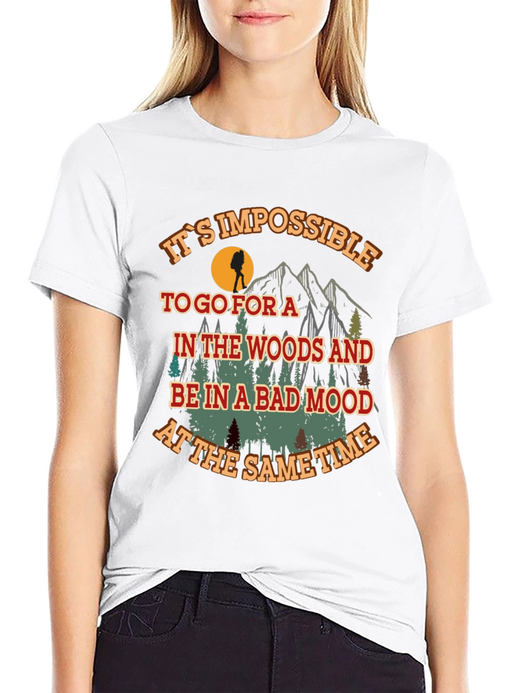 Hiking Adventure Graphic Tee - Bad Mood Impossible