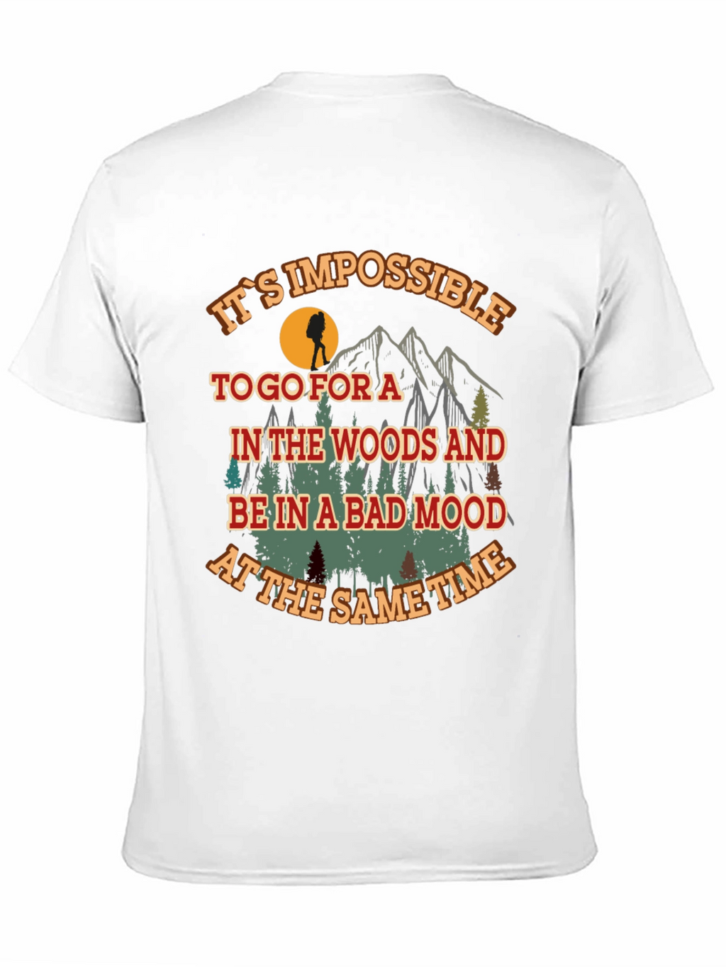 Hiking Adventure Graphic Tee - Bad Mood Impossible