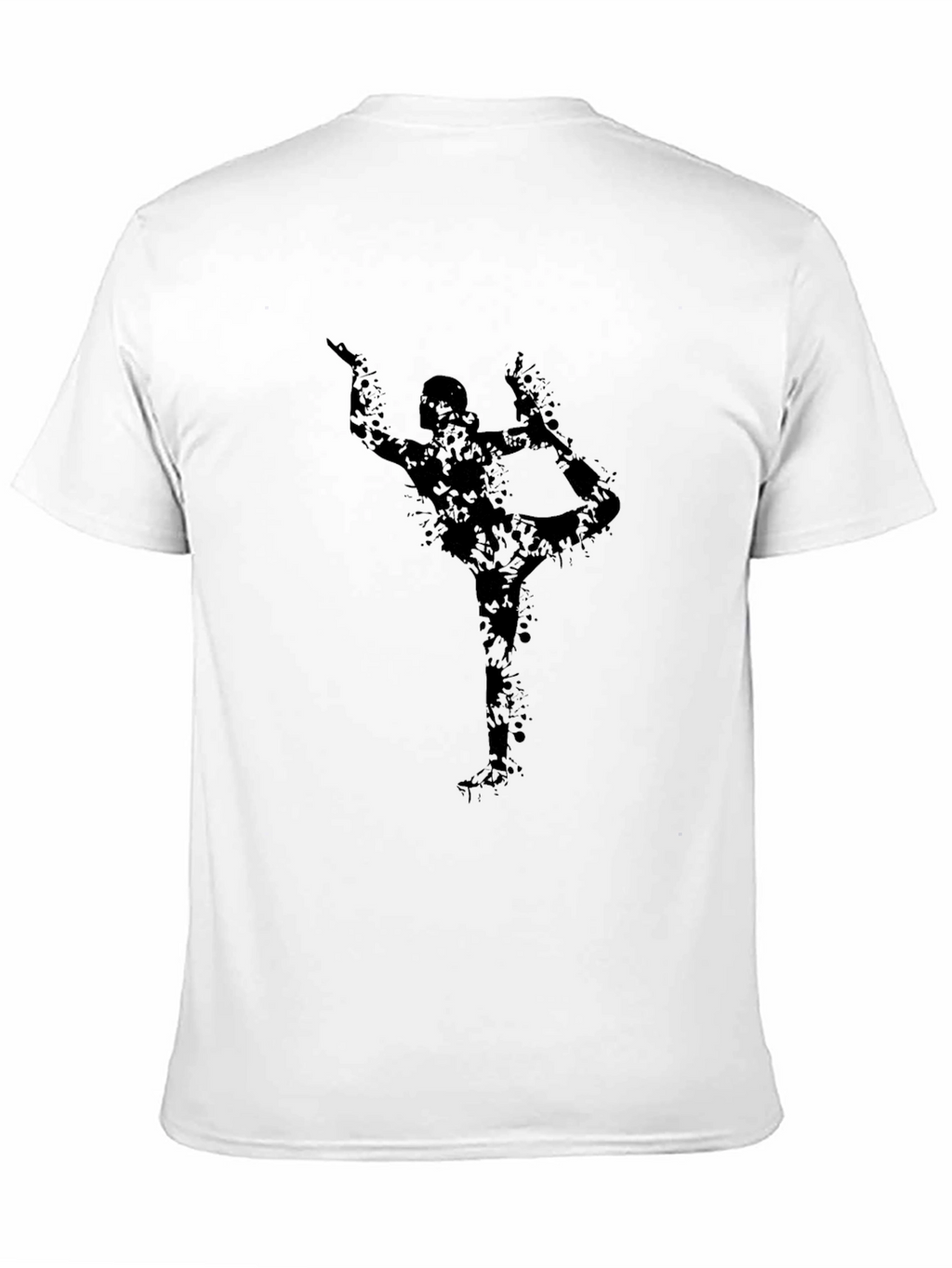 Yoga Silhouette Black T-Shirt