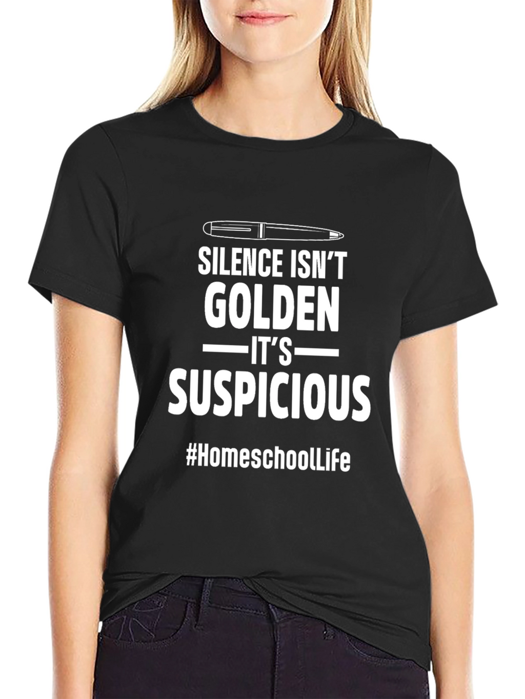 Silence Isnt Golden Homeschool T-Shirt