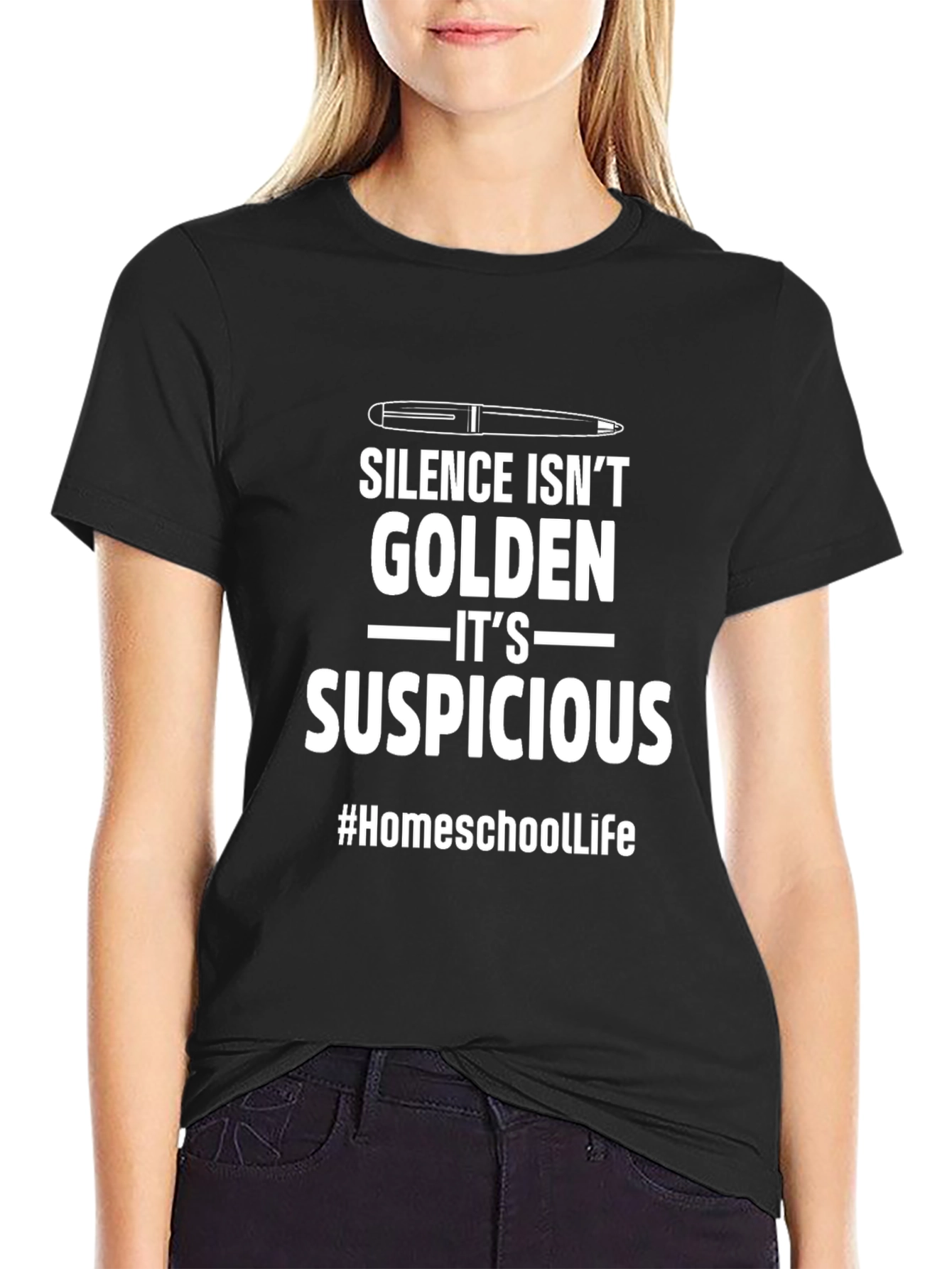 Silence Isnt Golden Homeschool T-Shirt