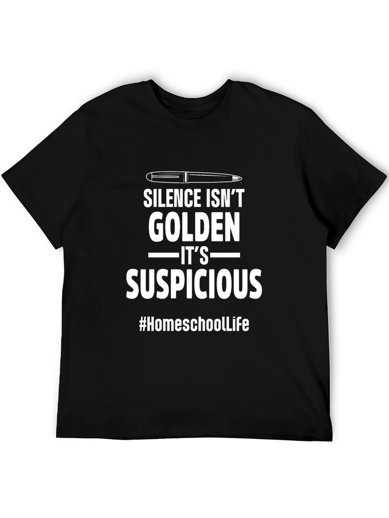 Silence Isnt Golden Homeschool T-Shirt