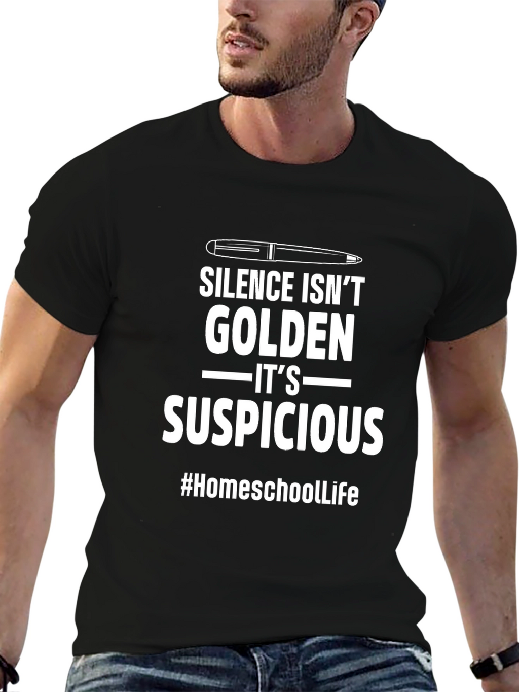 Silence Isnt Golden Homeschool T-Shirt