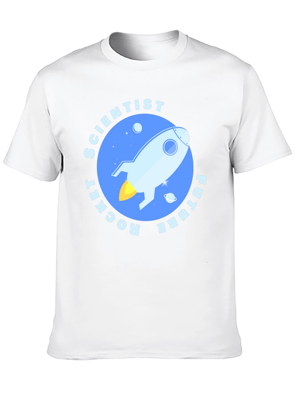 Future Rocket Scientist Black T-Shirt