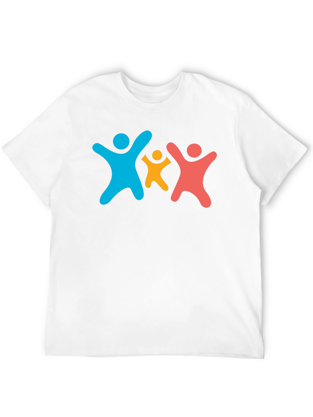 Family Unity Black Cotton T-Shirt