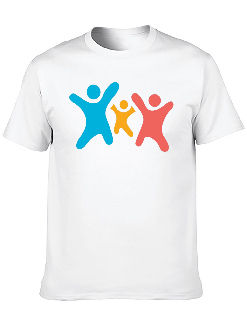 Family Unity Black Cotton T-Shirt