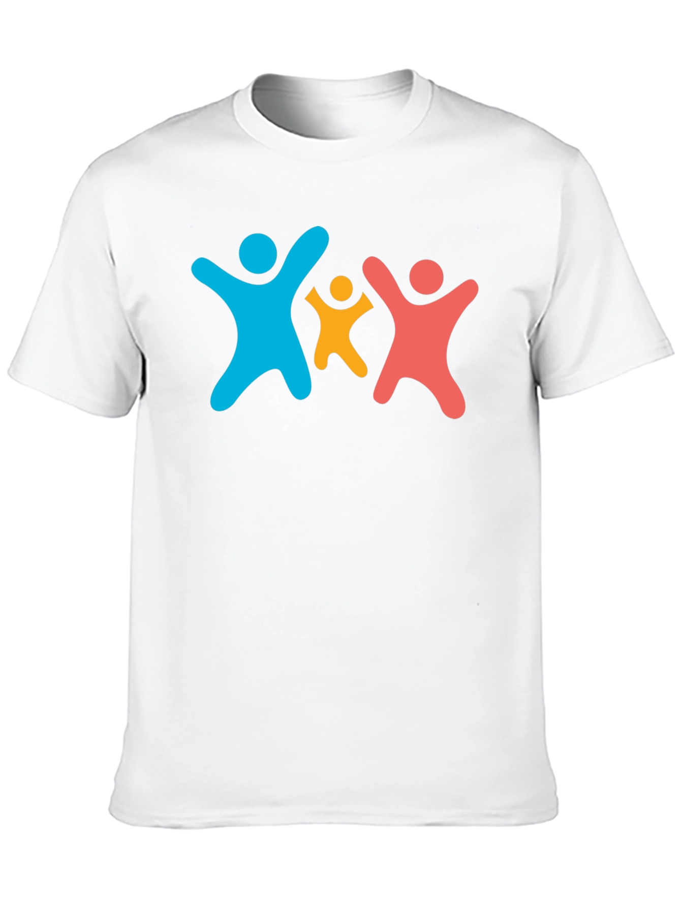 Family Unity Black Cotton T-Shirt