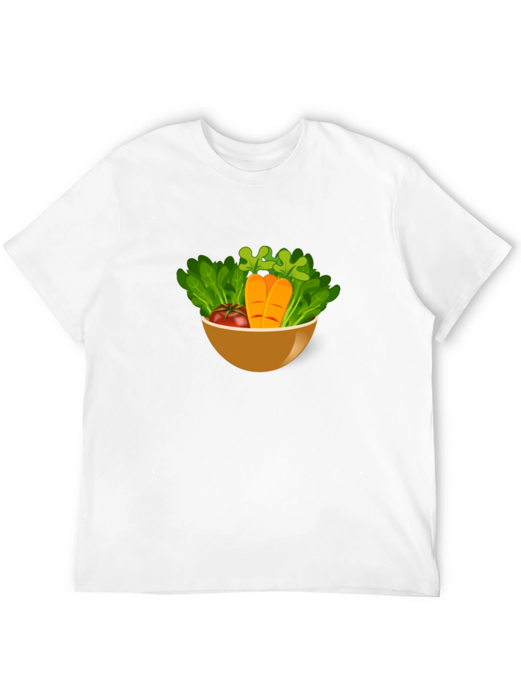 Salad Bowl Graphic Tee - Healthy Eating Shirt