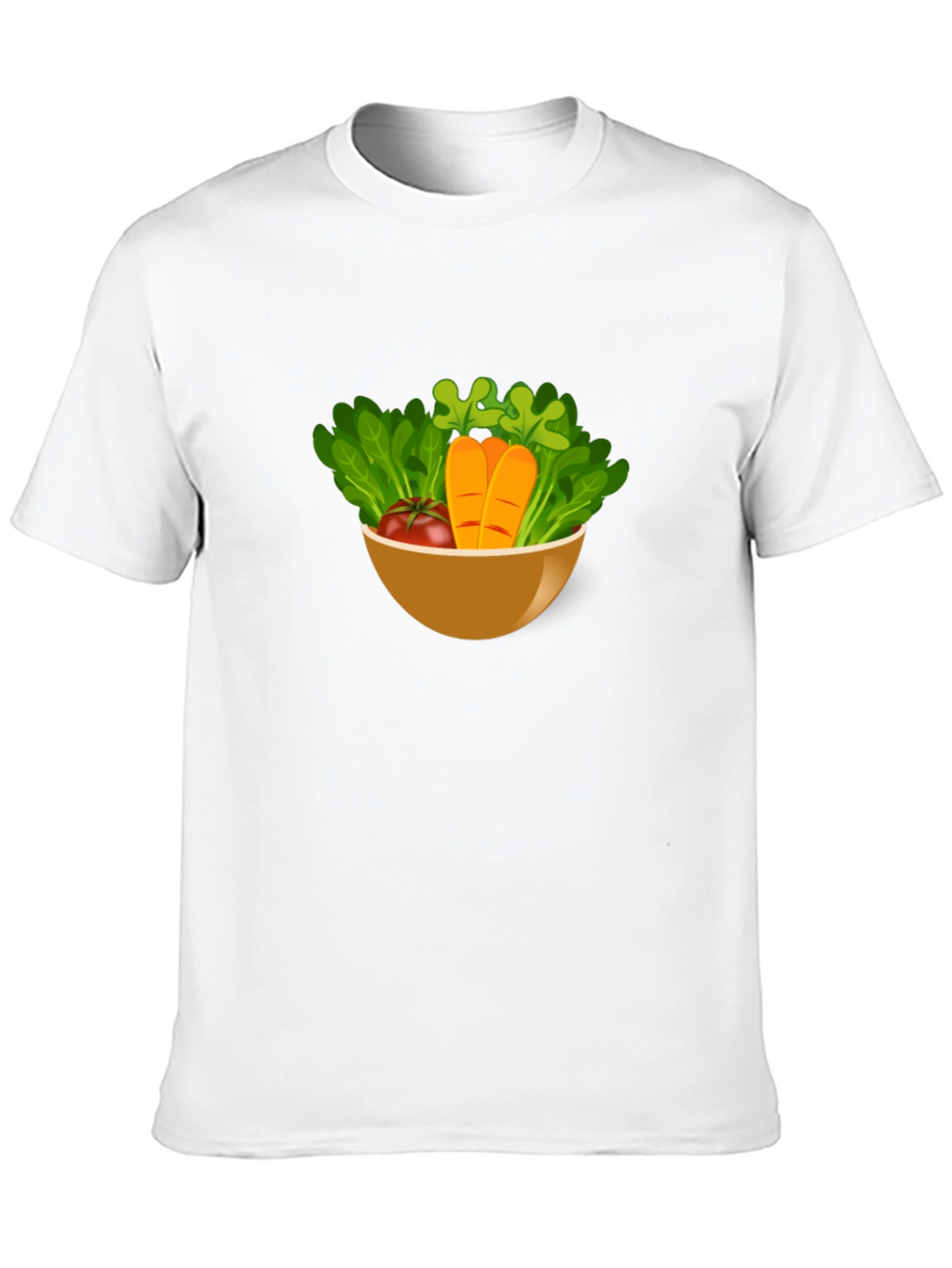 Salad Bowl Graphic Tee - Healthy Eating Shirt