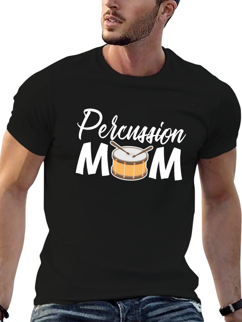 Percussion Mom Black T-Shirt