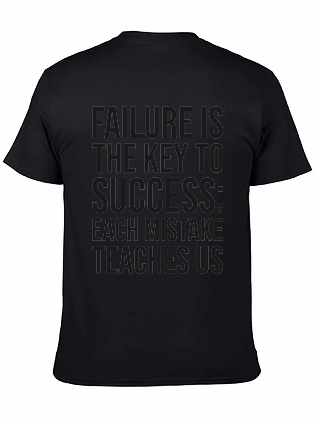 Failure is Key Mens T-Shirt - Black