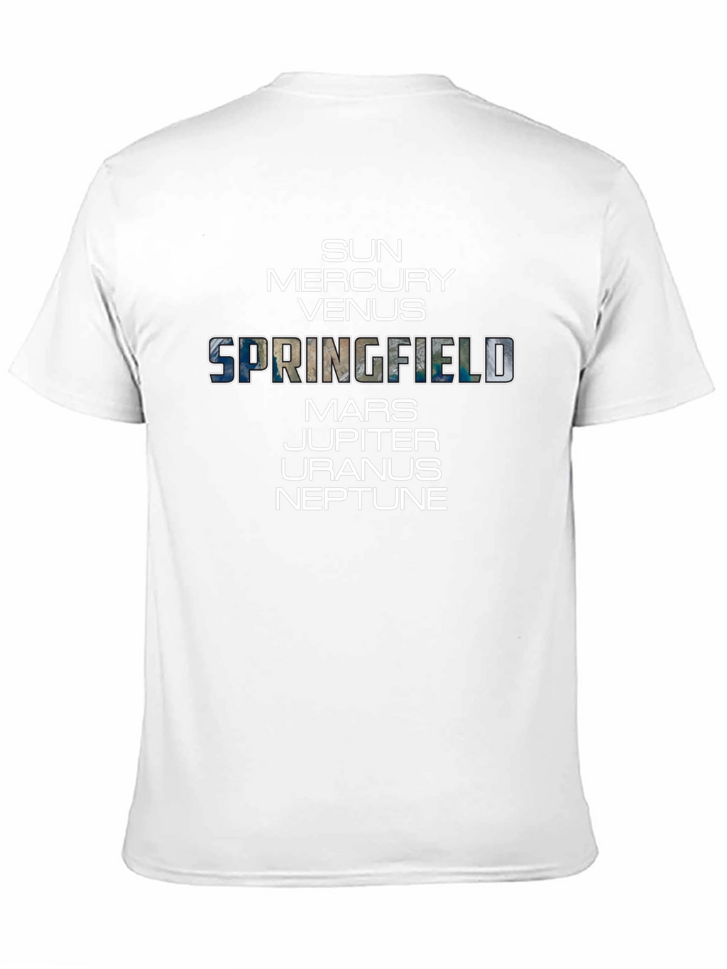 Springfield Planets Graphic T-Shirt