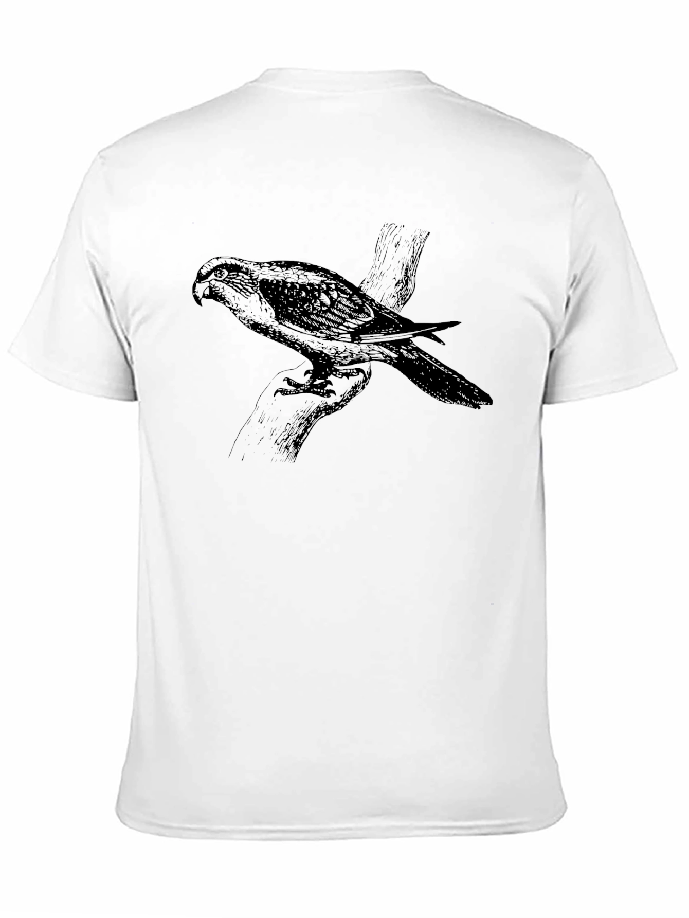 Black Bird Graphic Tee - Stylish Mens Casual Shirt