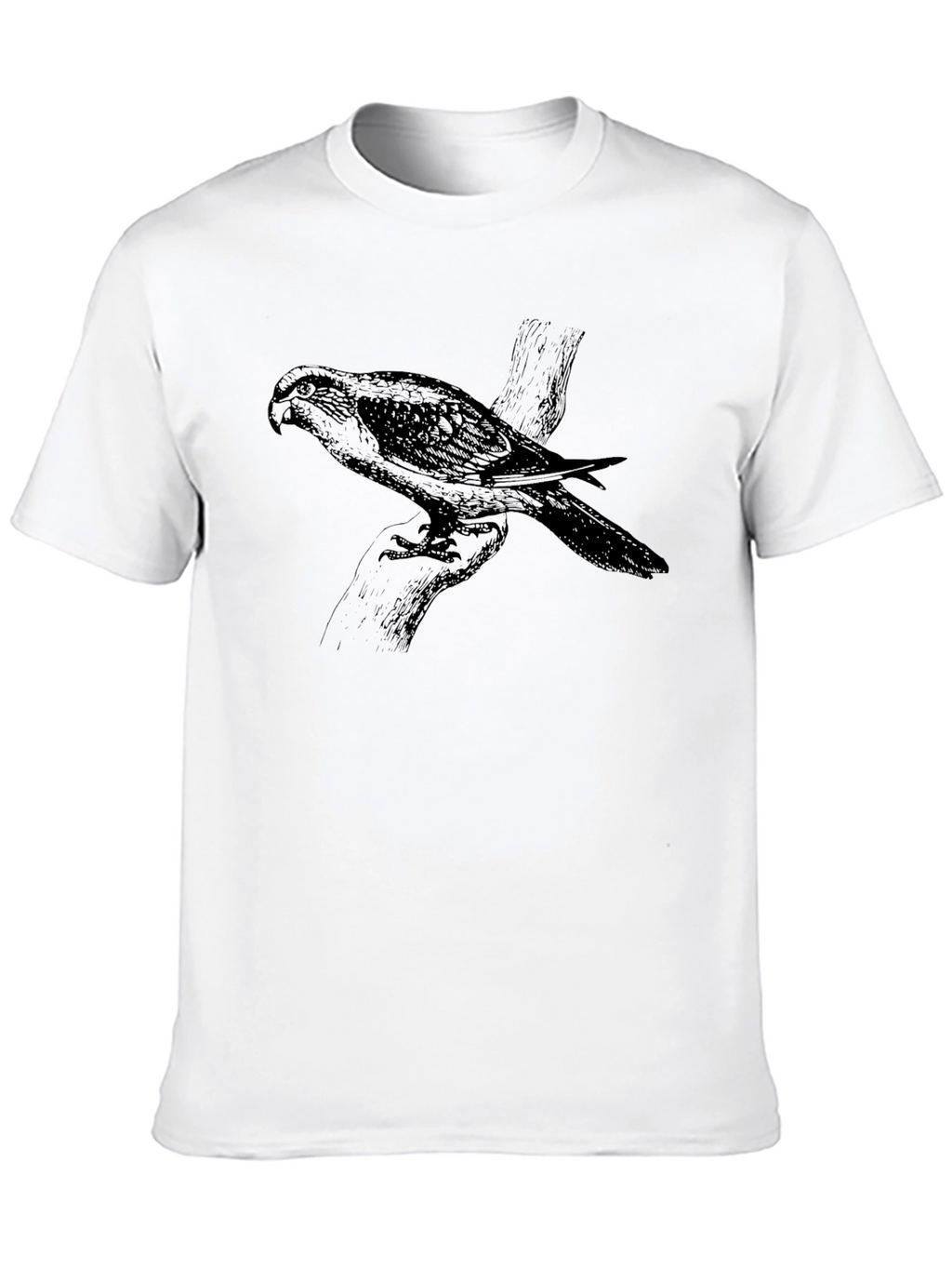 Black Bird Graphic Tee - Stylish Mens Casual Shirt