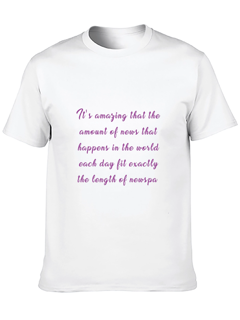 News Humor T-Shirt - Its Amazing News!