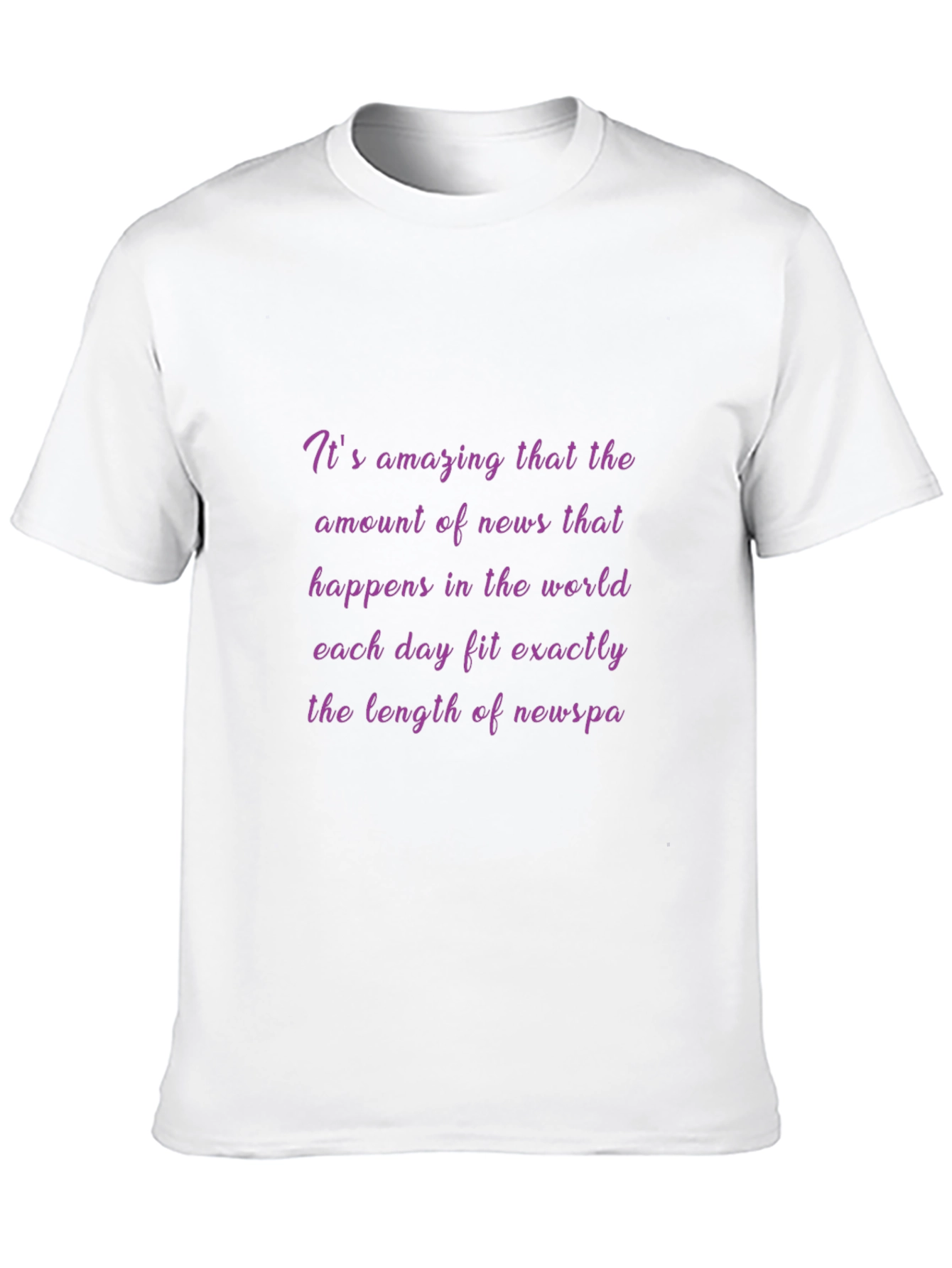 News Humor T-Shirt - Its Amazing News!